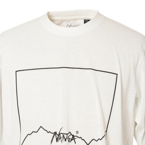 NANGA DRY MIX FRAME LOGO TEE